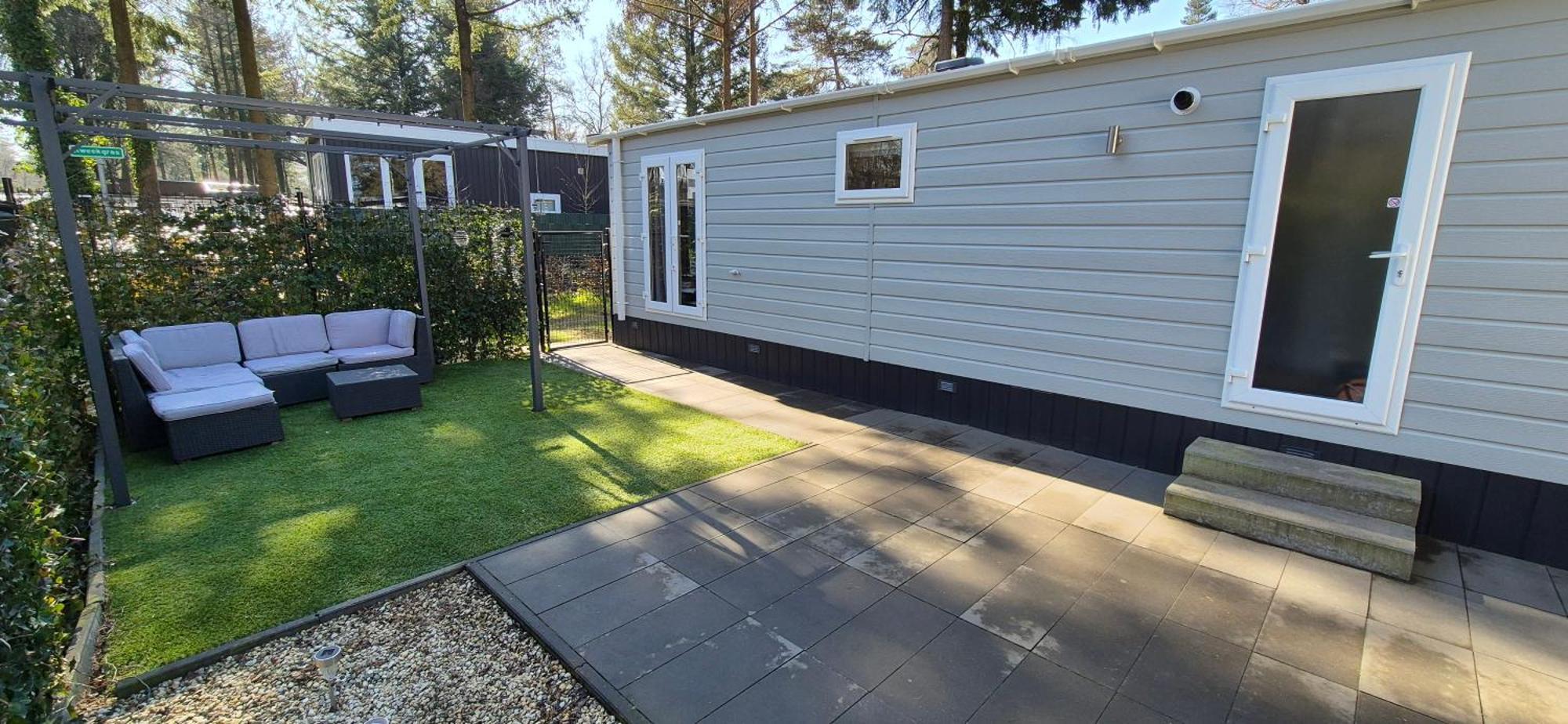 Het Veluwse Boshuisje Knus Chalet Met Omheinde Tuin Op De Veluwe Хундерло Экстерьер фото